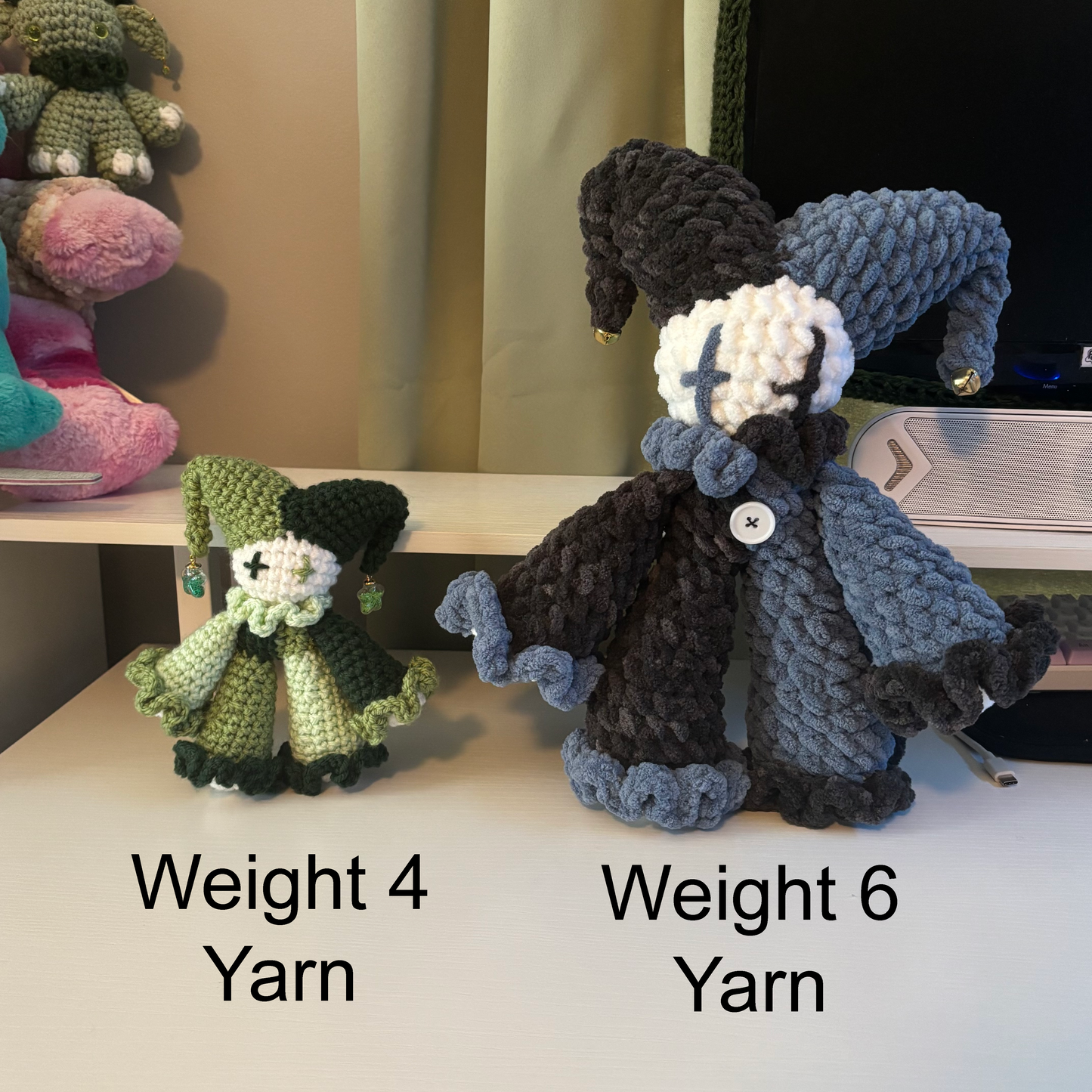 Crochet Pattern – Jules the Jester Plushie – PDF Amigurumi Tutorial