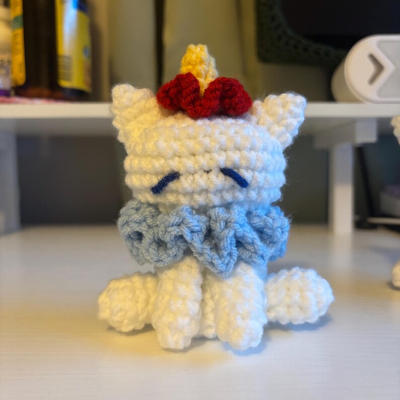 Crochet Clown Cat Pattern | Amigurumi Cat PDF Pattern