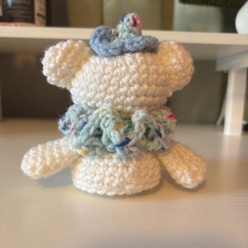 Crochet Clown Bear Pattern | Amigurumi Bear PDF Pattern