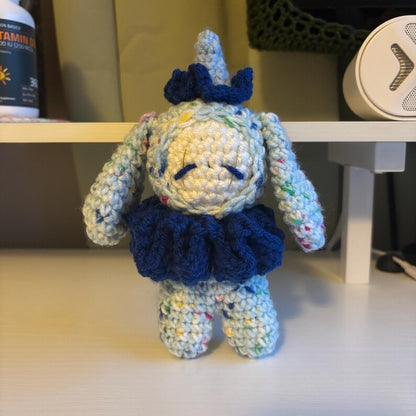 Crochet Pattern – Whimsical Bunny Jester/Clown Plushie – PDF Amigurumi Tutorial