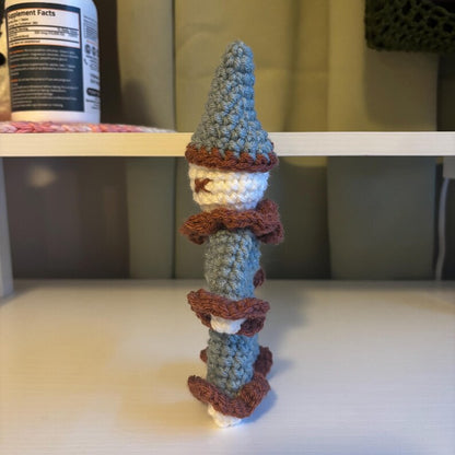 Crochet Pattern – Whimsical One Hat Clown Plushie – No Sew PDF Amigurumi Tutorial