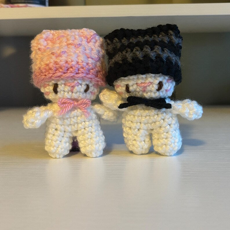 Crochet Pattern – Crochet Cat Wearing Cat Beanie Plushie – PDF Amigurumi Tutorial