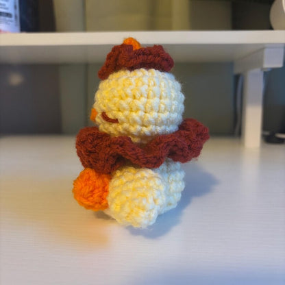 Crochet Clown Duck Pattern | Amigurumi Duck with Clown Hat | Cute Circus Plush PDF Pattern