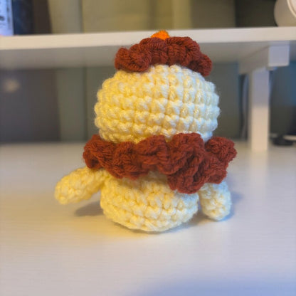 Crochet Clown Duck Pattern | Amigurumi Duck with Clown Hat | Cute Circus Plush PDF Pattern