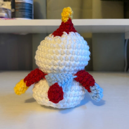 Crochet Clown Duck Pattern | Amigurumi Duck with Clown Hat | Cute Circus Plush PDF Pattern