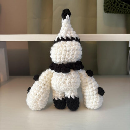 Crochet Pattern – Pierrot Plushie – PDF Clown Amigurumi Tutorial