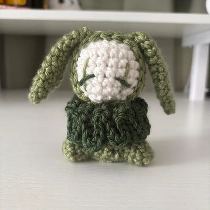2 in 1 Crochet Pattern – Mini and Standard Size Whimsical Bunny Jester/Clown Plushie – PDF Amigurumi Tutorial