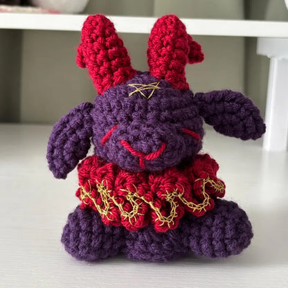 2-in-1 Crochet Pattern – Baphomet Devil Goat Plushie – PDF Amigurumi Tutorial