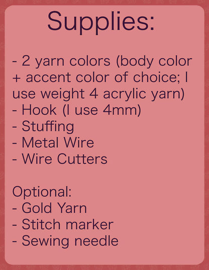 Crochet Pattern – Sitting Baphomet Devil Goat Plushie – PDF Amigurumi Tutorial