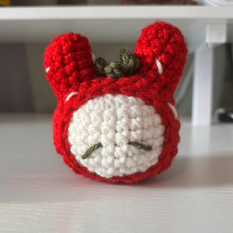 2 in 1 Crochet Pattern – Strawberry Cat & Bunny Plush | Cute Fruit Animal Amigurumi PDF Pattern
