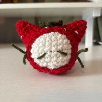 2 in 1 Crochet Pattern – Strawberry Cat & Bunny Plush | Cute Fruit Animal Amigurumi PDF Pattern
