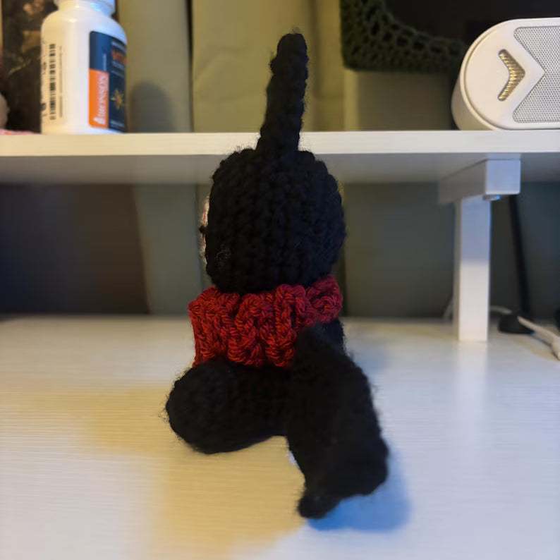 Crochet Pattern – Whimsical Jester/Clown Bat Plushie – PDF Amigurumi Tutorial