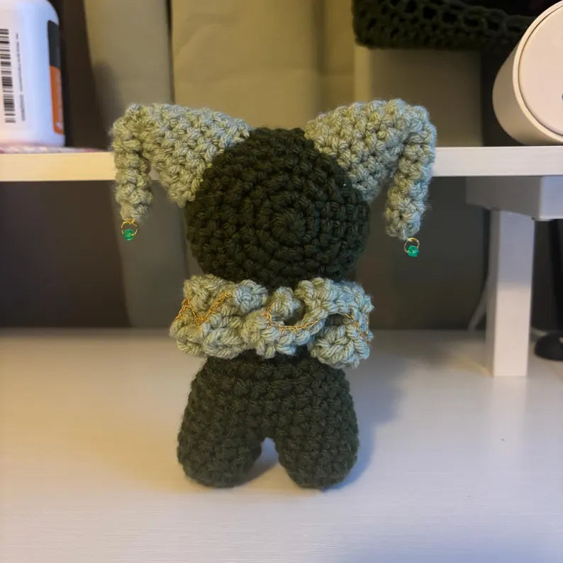 Crochet Pattern – Whimsical Jester/Clown Plushie – PDF Amigurumi Tutorial