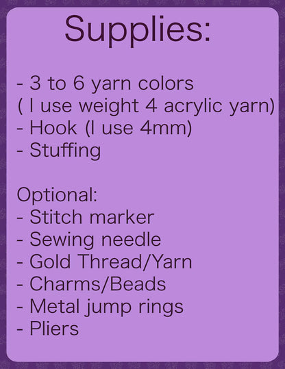 Crochet Pattern – Mini Whimsical Jester/Clown Plushie – PDF Amigurumi Tutorial