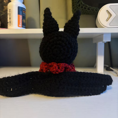 Crochet Pattern – Whimsical Jester/Clown Bat Plushie – PDF Amigurumi Tutorial