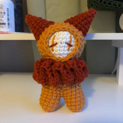 Crochet Pattern – Whimsical Devil Jester/Clown Plushie – PDF Amigurumi Tutorial