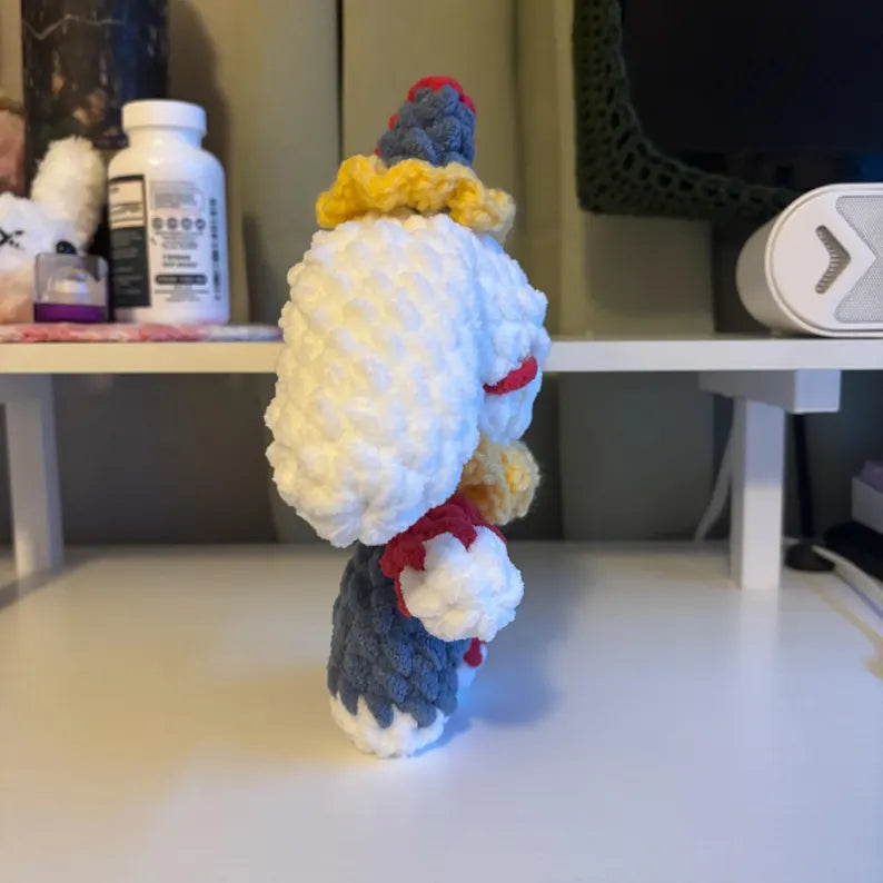 Crochet Pattern – Whimsical Clown Bunny Plushie – PDF Amigurumi Tutorial
