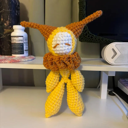 Crochet Pattern – Ragdoll Jester/Clown Plushie – PDF Amigurumi Tutorial
