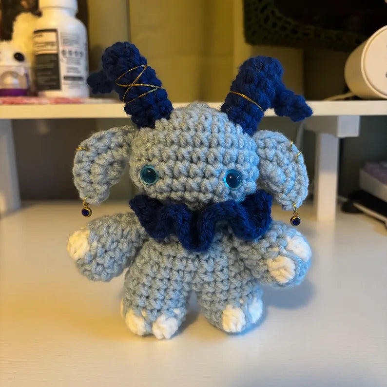 Crochet Pattern – Gruhm the Baphotroll Plushie – PDF Amigurumi Tutorial