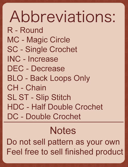 Crochet Pattern – Fruit Guy Plushie – PDF Amigurumi Tutorial