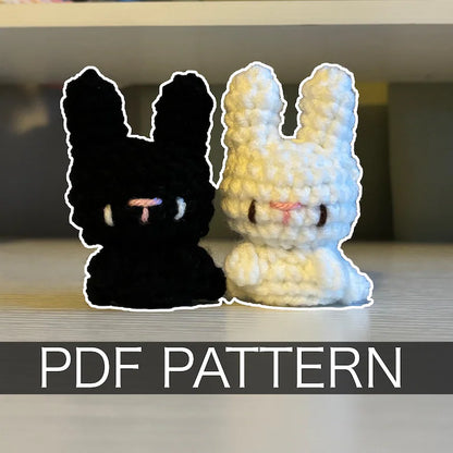 Crochet Pattern – Baby Bunny Plushie – PDF Amigurumi Tutorial