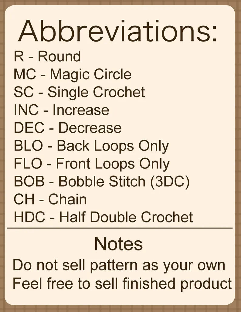 Crochet Pattern – Baby Kitty/Cat – PDF Amigurumi Tutorial