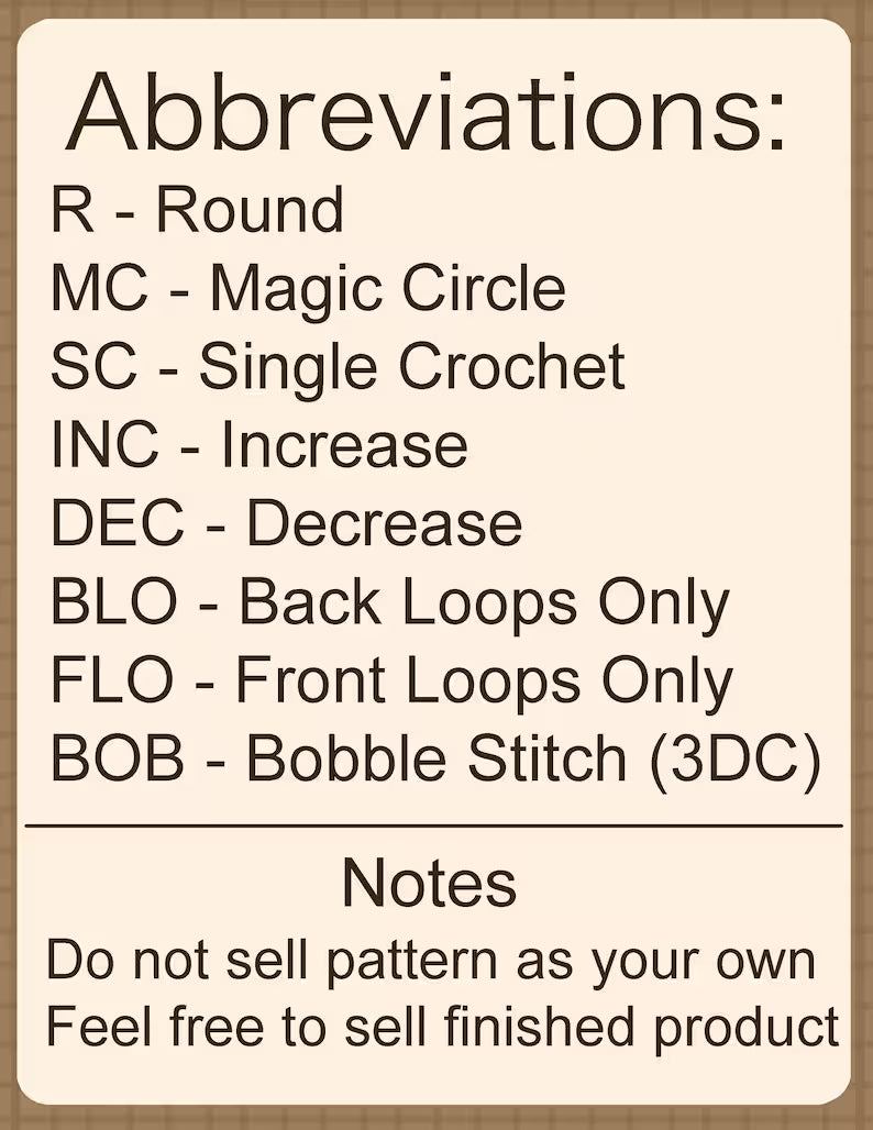 Crochet Pattern – Baby Bunny Plushie – PDF Amigurumi Tutorial