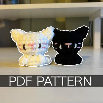 Crochet Pattern – Baby Kitty/Cat – PDF Amigurumi Tutorial