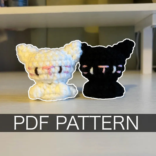 Crochet Pattern – Baby Kitty/Cat – PDF Amigurumi Tutorial