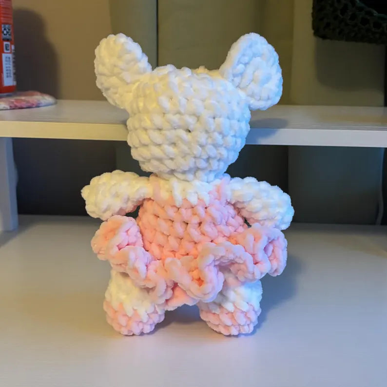 Crochet Pattern – Crochet Ballerina Mouse Plushie – PDF Amigurumi Tutorial