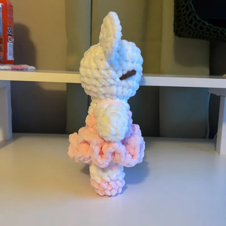 Crochet Pattern – Crochet Ballerina Mouse Plushie – PDF Amigurumi Tutorial