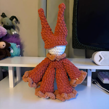 Crochet Pattern – Crispy the Clown Plushie – No Sew PDF Amigurumi Tutorial