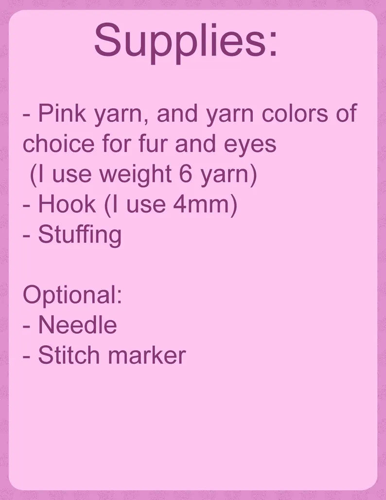 Crochet Pattern – Crochet Ballerina Mouse Plushie – PDF Amigurumi Tutorial