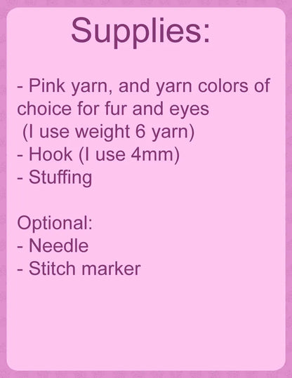 Crochet Pattern – Crochet Ballerina Mouse Plushie – PDF Amigurumi Tutorial