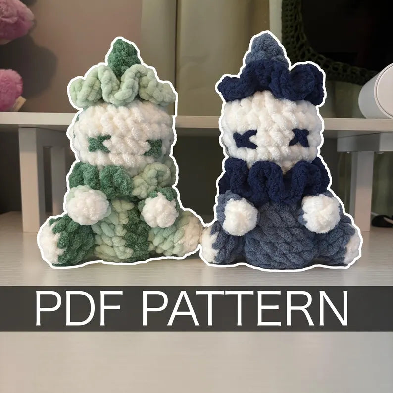 Crochet Pattern – Bibbon the Clown Plushie – PDF Amigurumi Tutorial