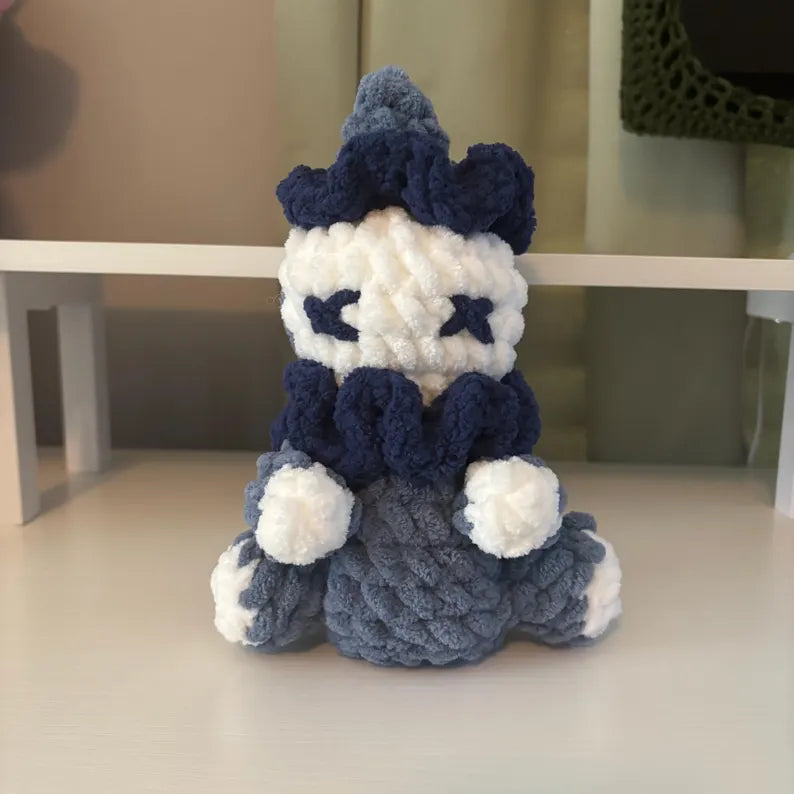 Crochet Pattern – Bibbon the Clown Plushie – PDF Amigurumi Tutorial