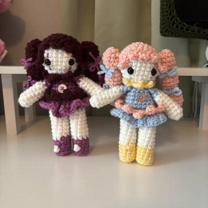 Crochet Pattern – Whimsical Girl Clown Plushie – PDF Amigurumi Tutorial