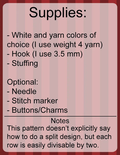 Crochet Pattern – Tall Whimsical Jester/Clown Plushie – PDF Amigurumi Tutorial
