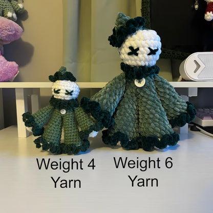 Crochet Pattern – Clover the Clown Plushie – No Sew PDF Amigurumi Tutorial