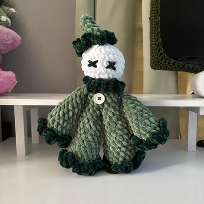 3-in-1 Crochet Patterns – Clover & Crispy the Clown and Jules the Jester Plushie – PDF Amigurumi Tutorial