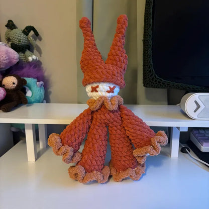 3-in-1 Crochet Patterns – Clover & Crispy the Clown and Jules the Jester Plushie – PDF Amigurumi Tutorial
