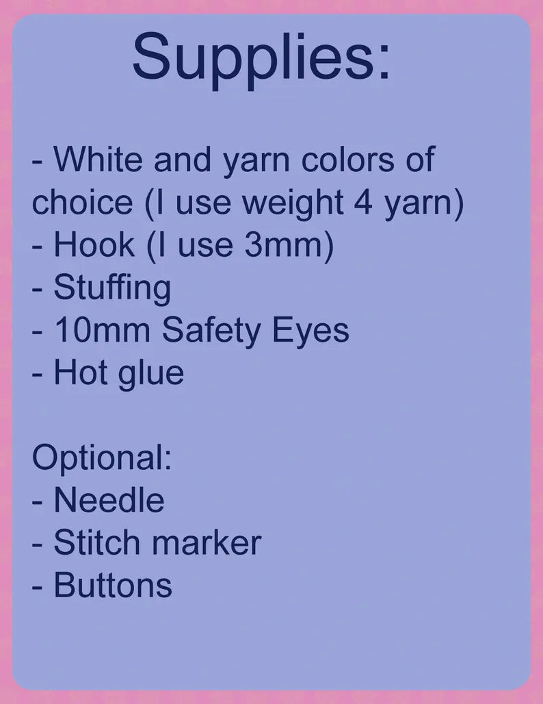Crochet Pattern – Whimsical Girl Clown Plushie – PDF Amigurumi Tutorial