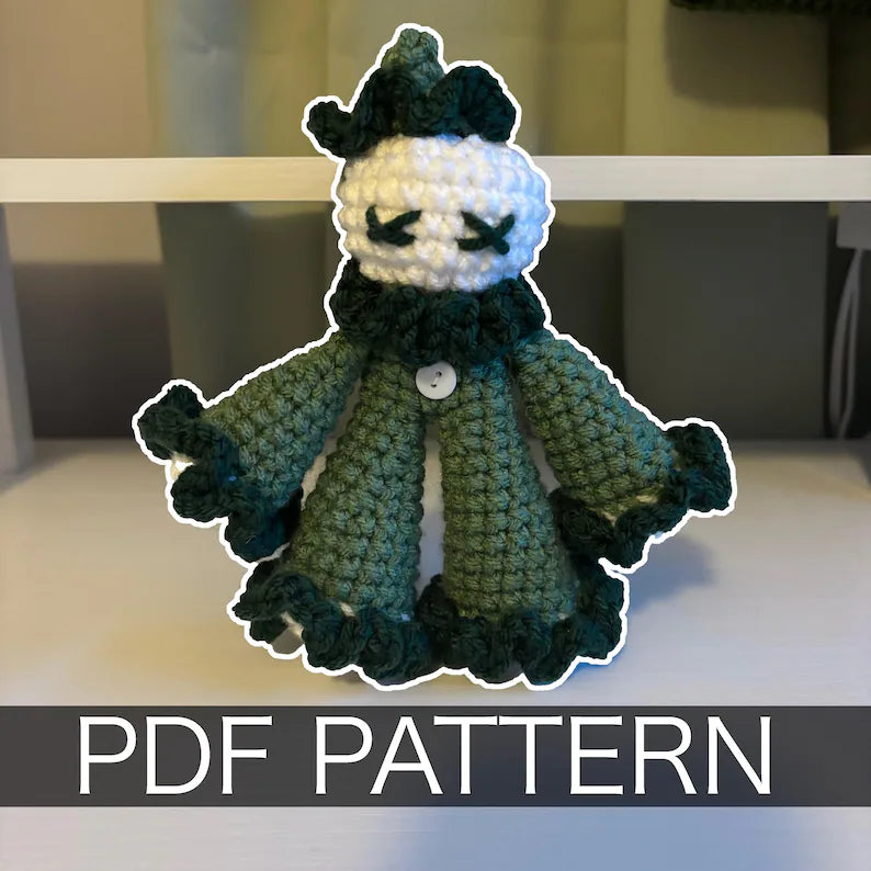 Crochet Pattern – Clover the Clown Plushie – No Sew PDF Amigurumi Tutorial