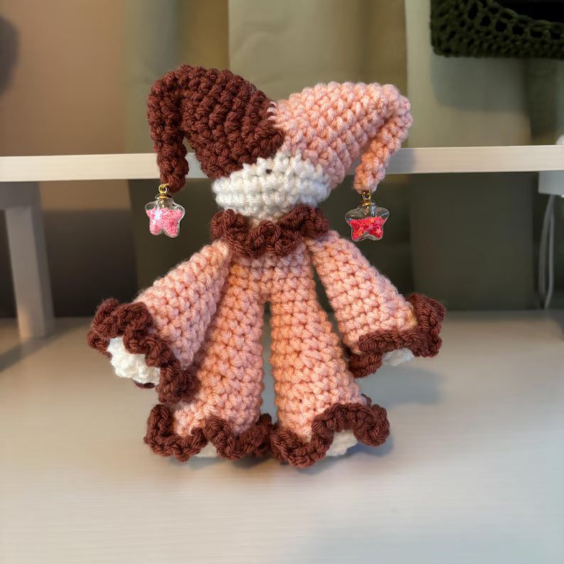 Crochet Pattern – Jules the Jester Plushie – PDF Amigurumi Tutorial