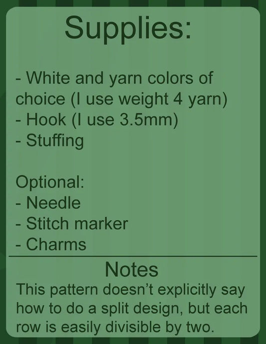 Crochet Pattern – Baby Jules the Jester Plushie – PDF Amigurumi Tutorial