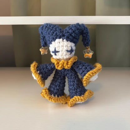 Crochet Pattern – Baby Jules the Jester Plushie – PDF Amigurumi Tutorial