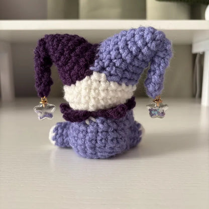 Crochet Pattern – Whimsical Sitting Jester Plushie – PDF Amigurumi Tutorial