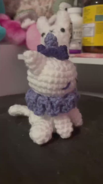 Crochet Clown Cat Pattern | Amigurumi Cat PDF Pattern