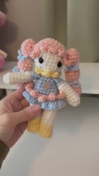 Crochet Pattern – Whimsical Girl Clown Plushie – PDF Amigurumi Tutorial