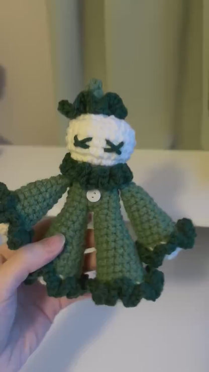 Crochet Pattern – Clover the Clown Plushie – No Sew PDF Amigurumi Tutorial